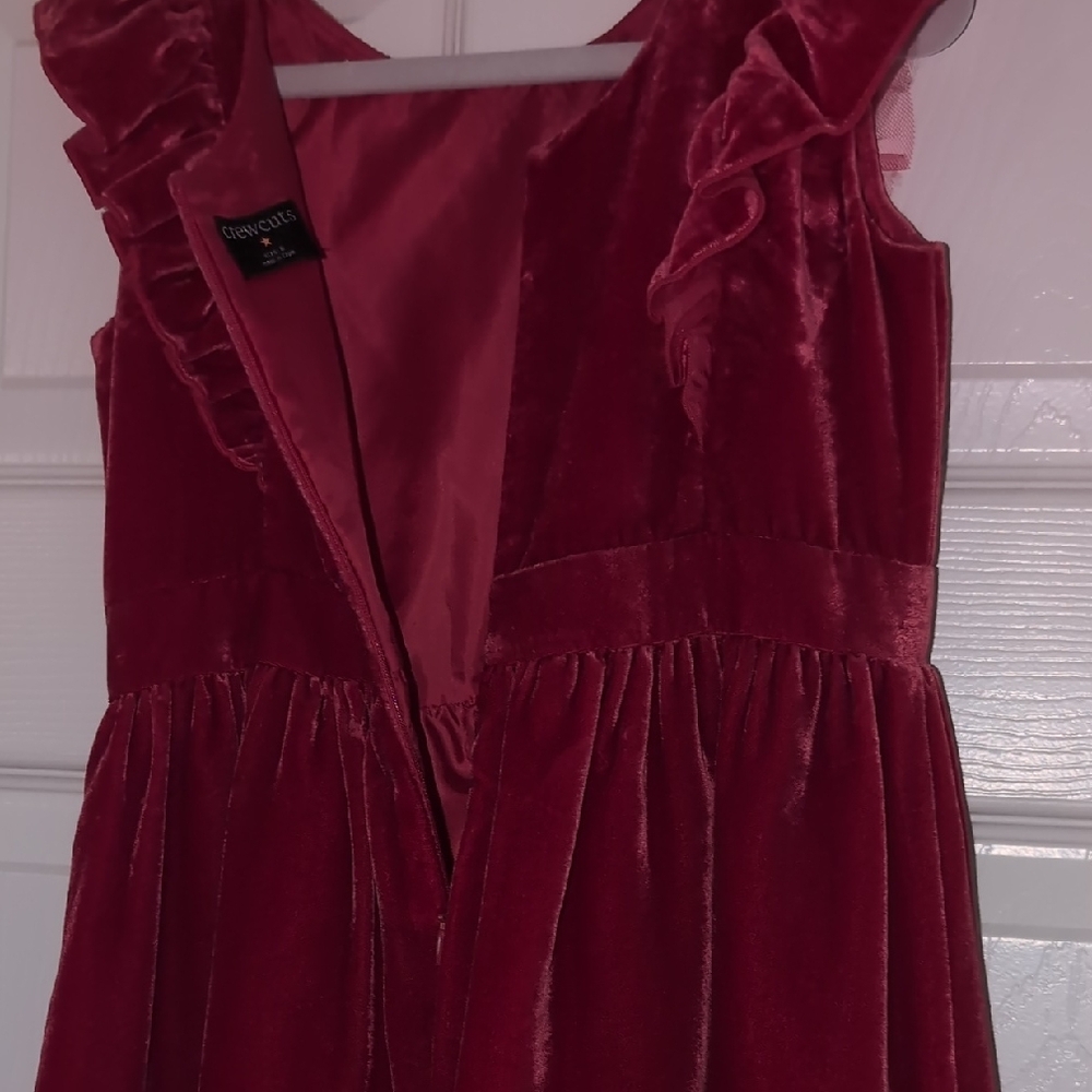 J. Crew Red Ruffled A-line Sundress - Picture 5 of 6